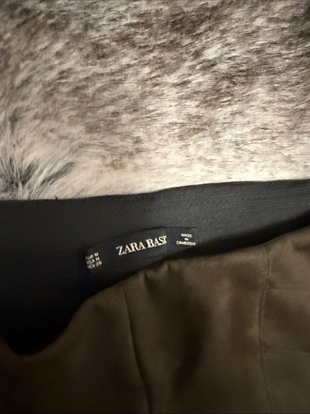 Zara Dark Olive Ponte Skinny Pants - Picture 2 of 4